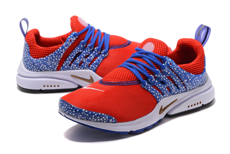 Nike Air Presto Gold Safari Red Sea Blue Running Shoes